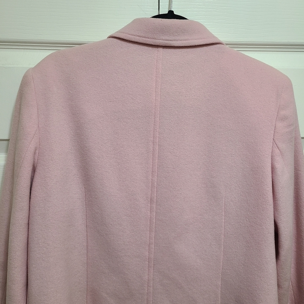 Vtg Andrea Viccaro Wool Cashmere‎ light Pink Blazer Size 10 VINTAGE - Picture 3 of 16